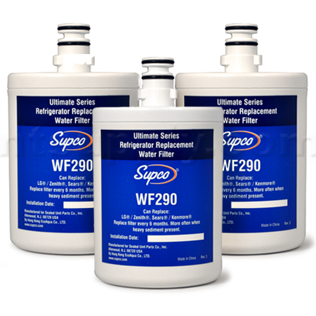 Supco Replacement for LG Filter (LT500P, 5231JA2002A), 3-Pack