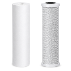 Replacement Filter Set for Large Whole House 2-Stage Systems Sediment/Carbon