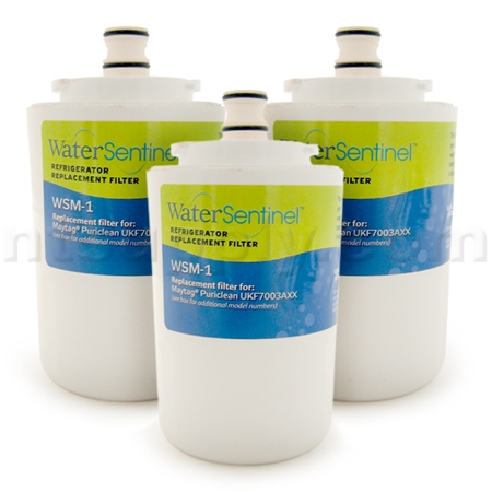 WaterSentinel Replacement for Maytag UKF7003AXX Filter, 3-Pack