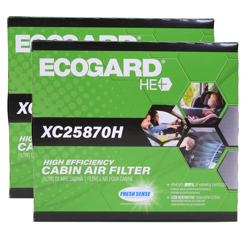 Replacement High Efficiency Cabin Air Filter for CAF1815P, 2-Pack