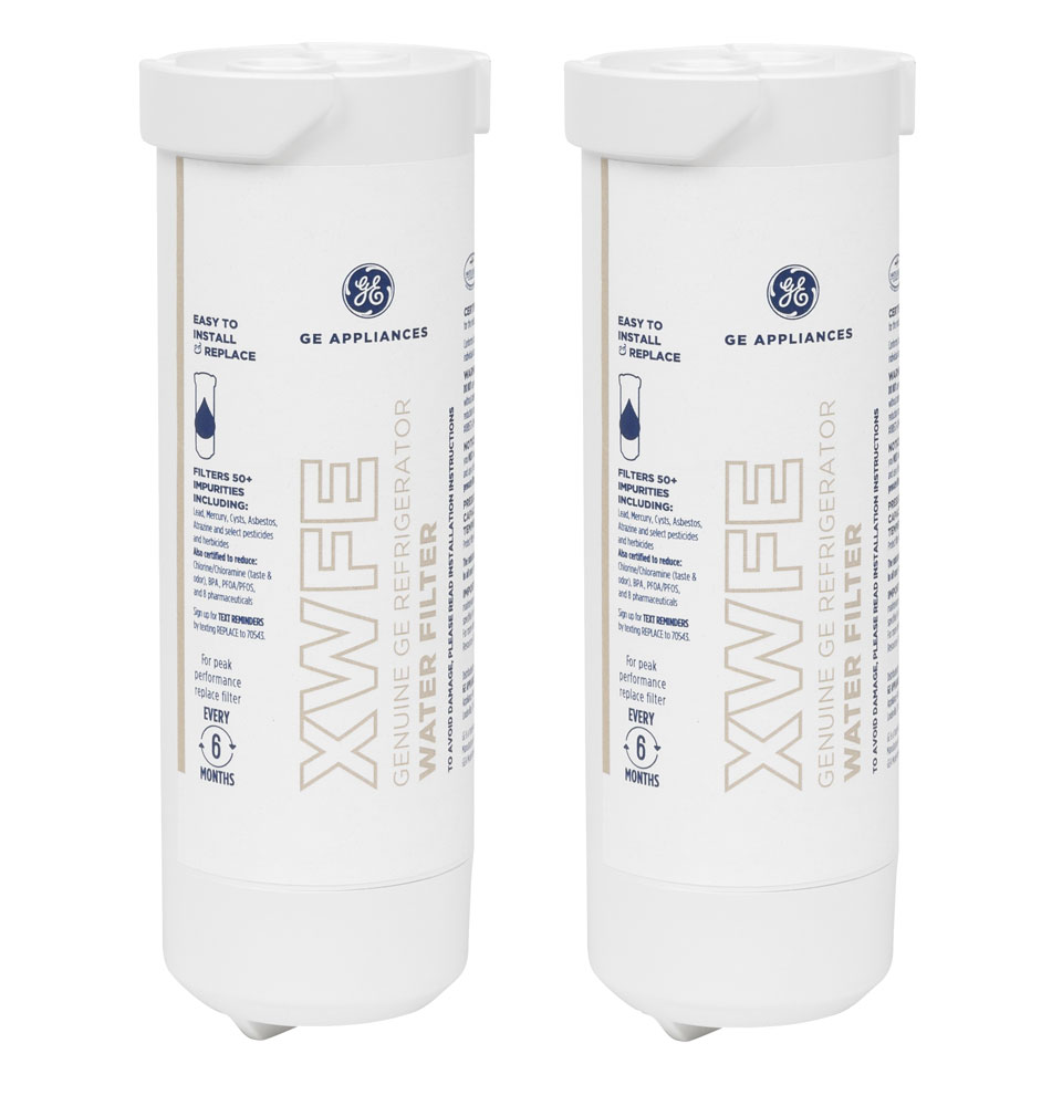 GE SmartWater XWFE Refrigerator Water Filter, 2-Pack