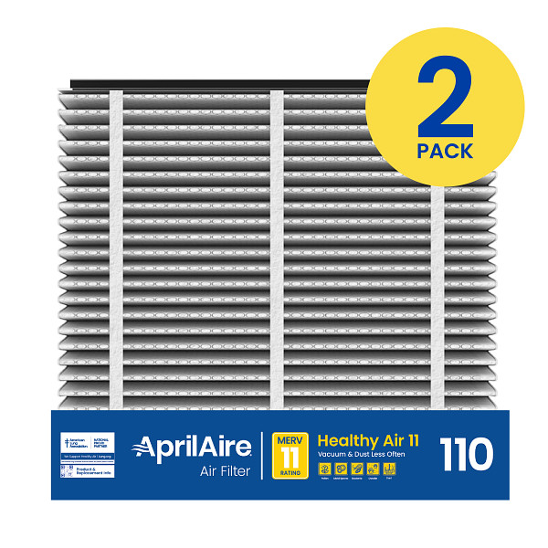 Aprilaire #110 MERV 11 Replacement Filter, 2-Pack