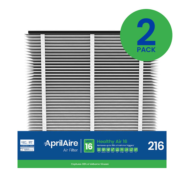Aprilaire 216 2pk Air Filters Home Filters