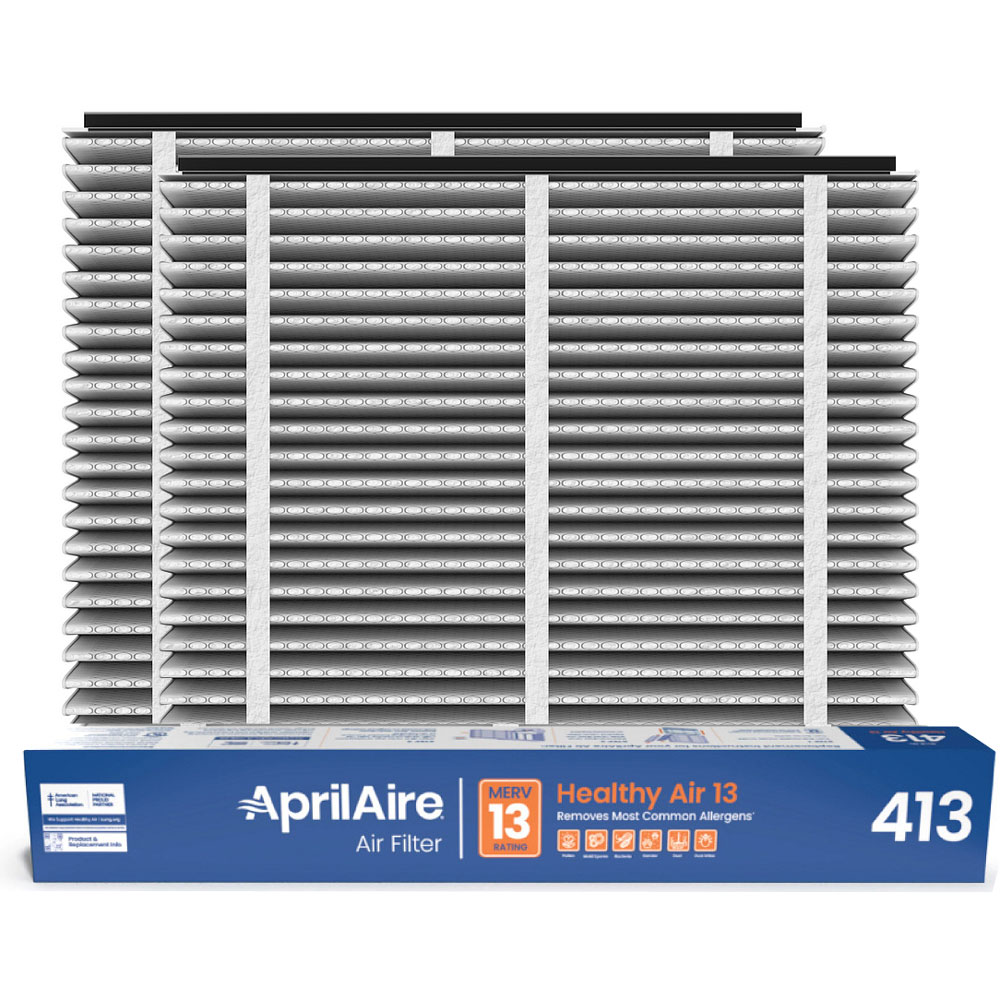 4 Filtri Aria Di Ricambio Aprilaire 413 Originali, MERV 13, Compatibili Con Modelli 4400, 2410, 1410, Fatti In USA