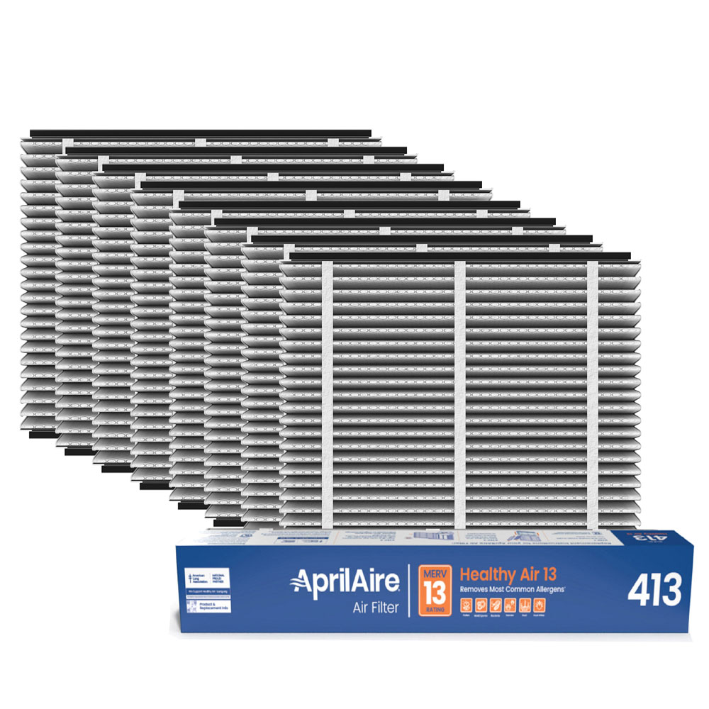 Aprilaire #413 MERV 13 Replacement Filter, 8-Pack
