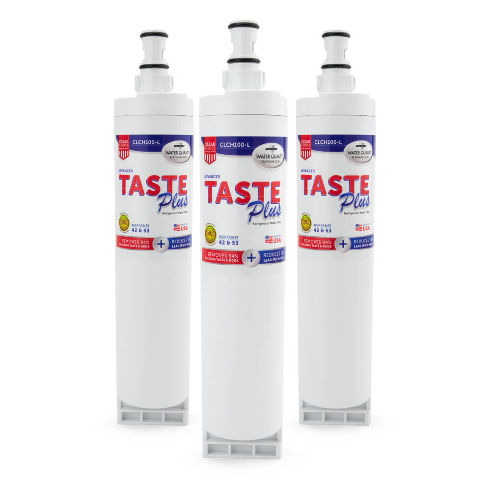 ClearChoice Taste Plus Replacement for Whirlpool 4396508 Filter, 3-Pack