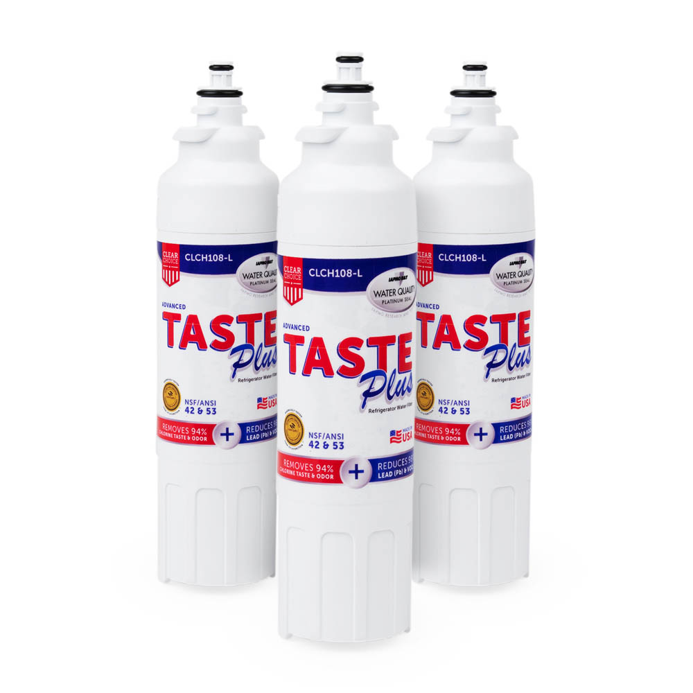 ClearChoice Taste Plus Replacement for LG LT800P Filter, 3-Pack