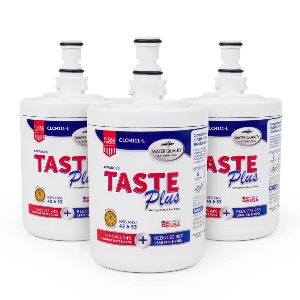 ClearChoice Taste Plus Replacement for Whirlpool 8171413 Filter, 3-Pack