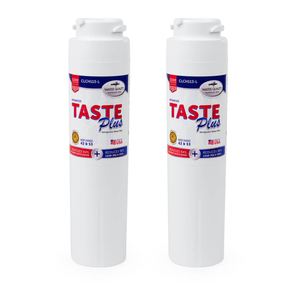 ClearChoice Taste Plus Replacement for GE MSWF Refrigerator Filter, 2-Pack