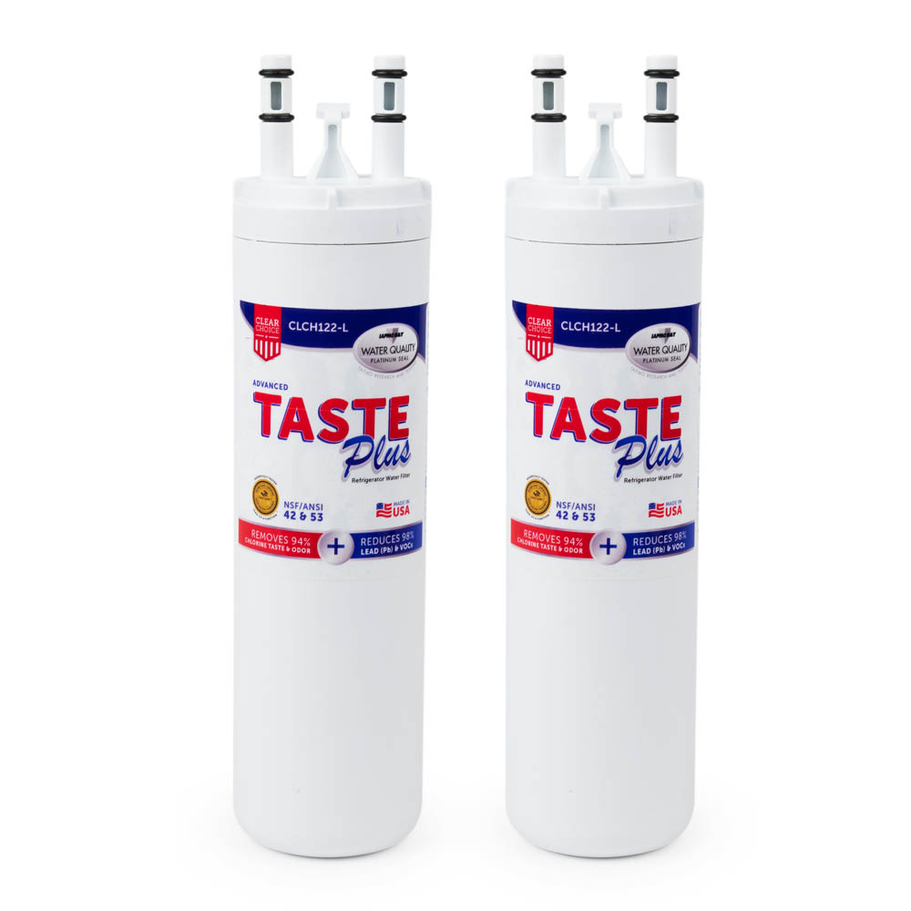 ClearChoice Taste Plus Replacement for WF3CB Refrigerator Water Filter, 2-Pack