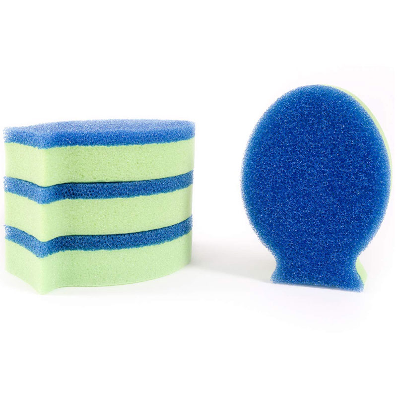 DishFish Dual - Antimicrobial Extreme Cleaning Sponge, 4-Pack